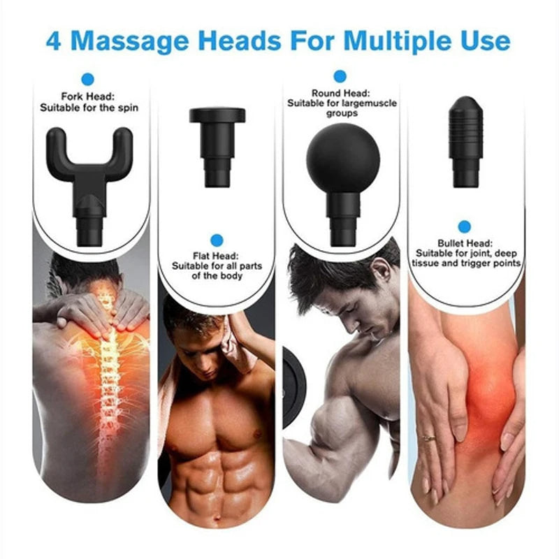 Massageador portátil elétrico - Alívio de dores musculares